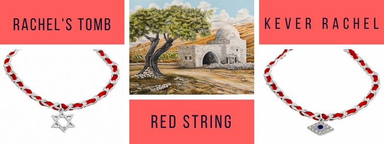 Meaning of the Red String and Rachel’s Tomb - Alef Bet by Paula