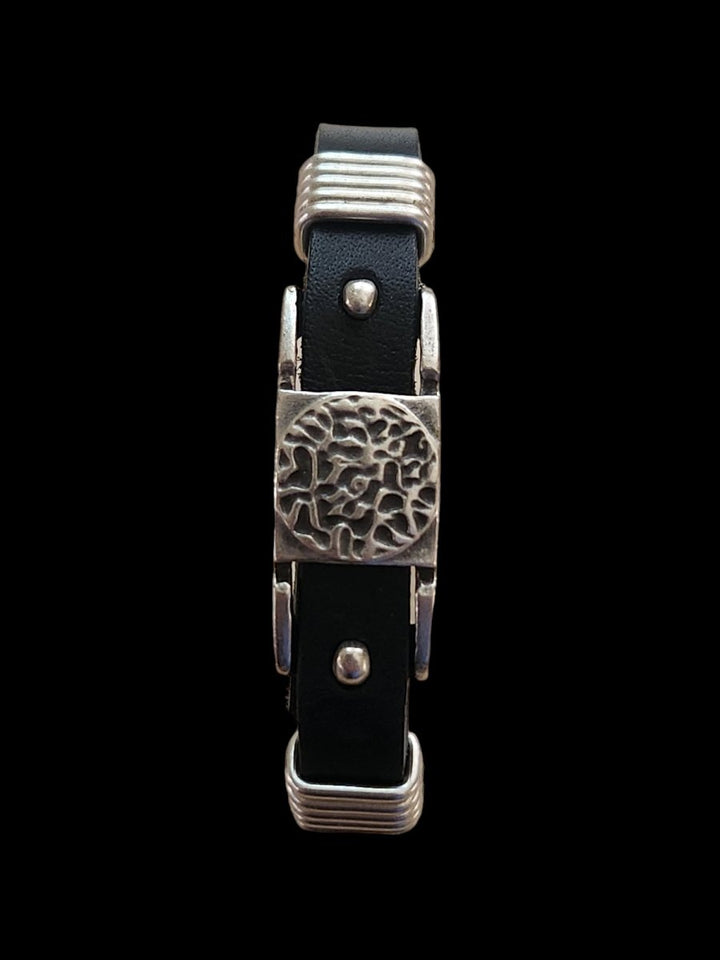 Shema Israel Leather Bracelet for Men and Women