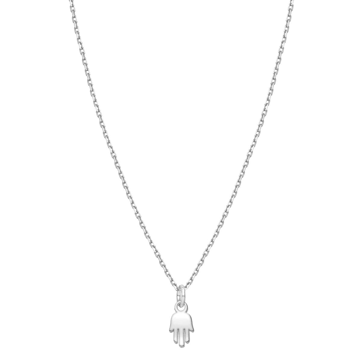 🎁 Mini Hamsa Sterling Silver 925 Necklace, wear it solo or layered to welcome blessings every day (100% off)