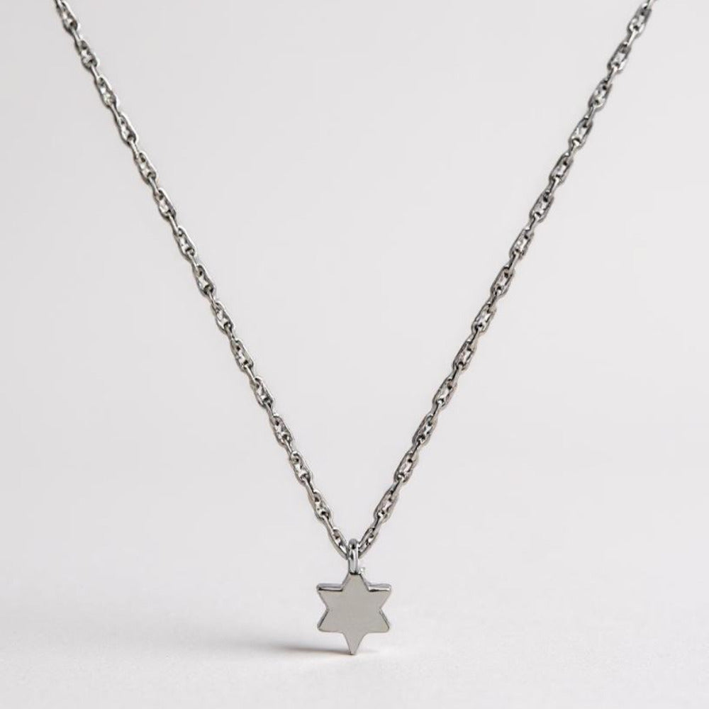 Silver Star of David Necklace | Tiny and Petite