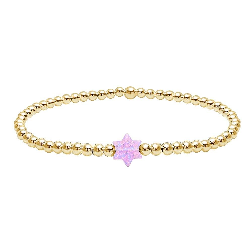 Star of David Bead Bracelet