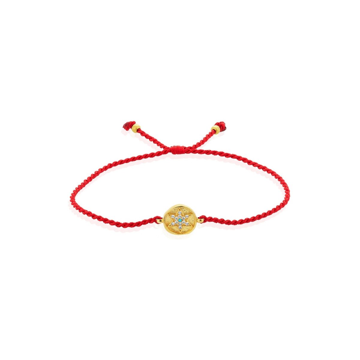 Red String Star Bracelet