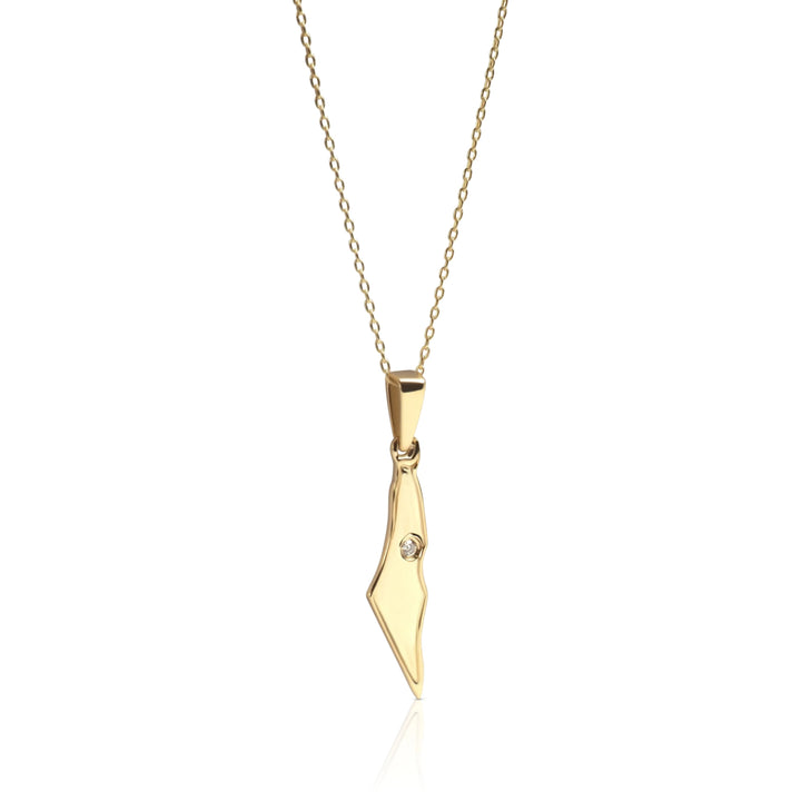 Israel Map | Gold Necklaces for Women