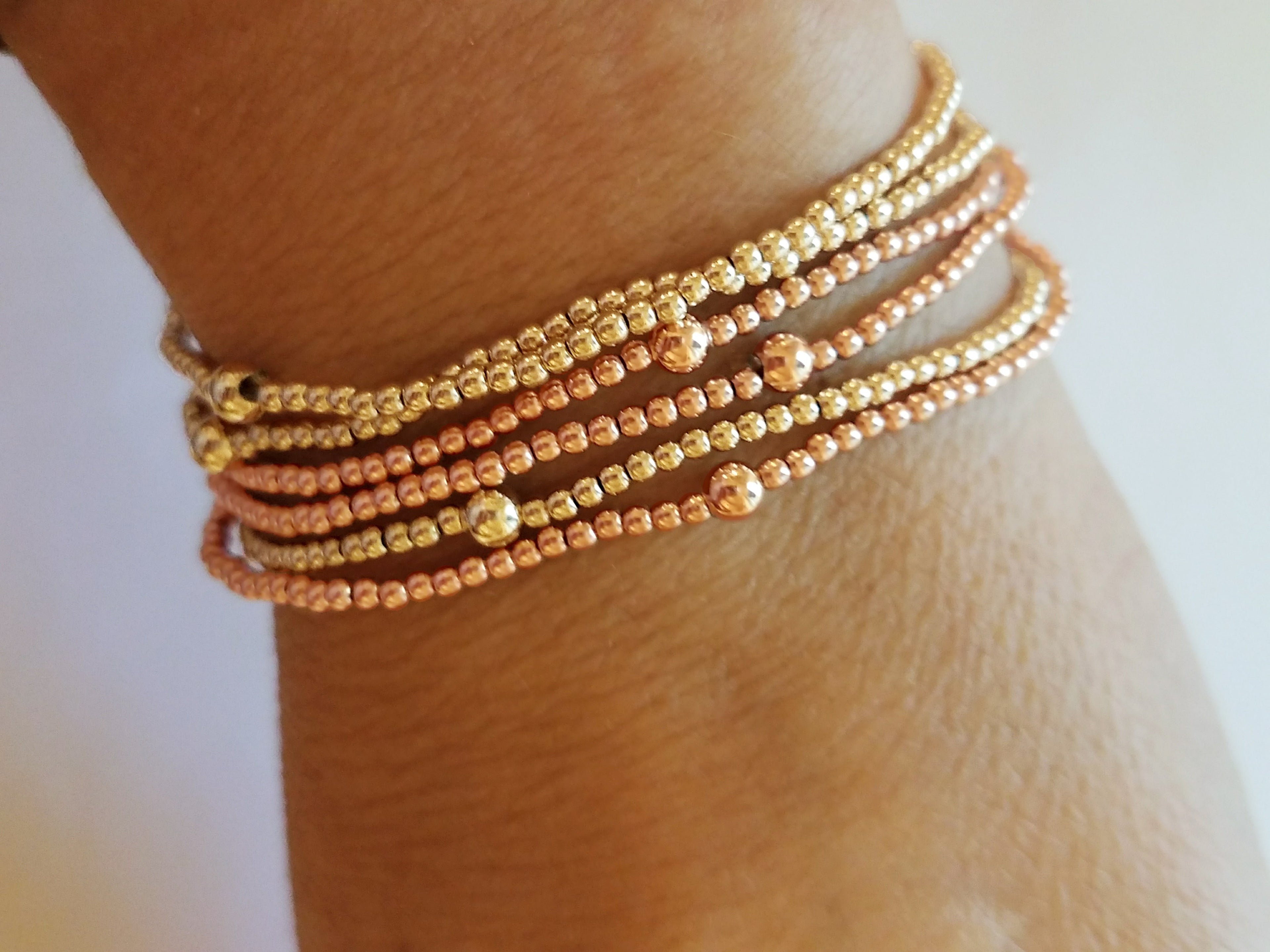 Bet You Can't Wear Just One Bead Layering Bracelet - Alef Bet by Paula