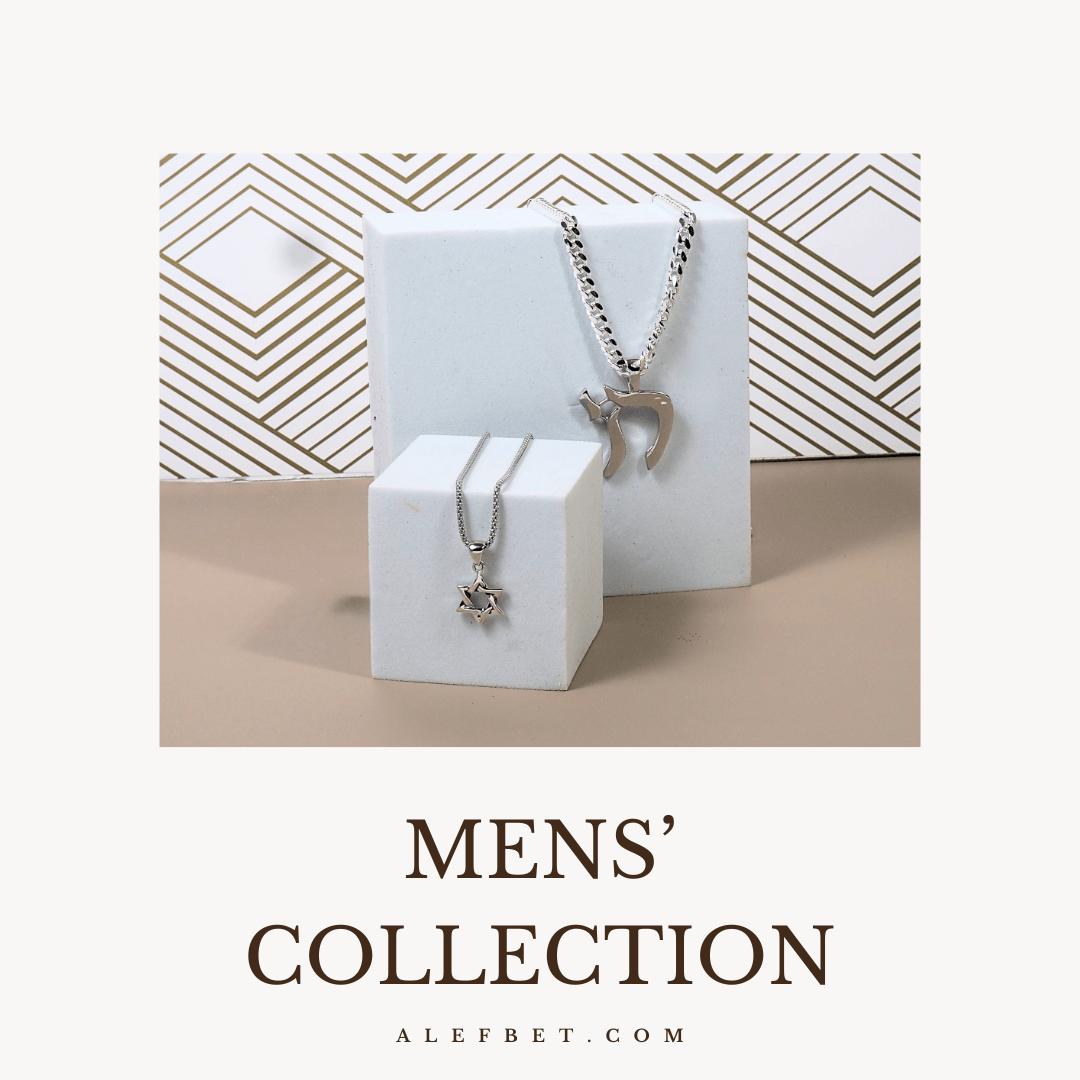 From Disconnect to Deep Roots: Jewish Jewelry for Men – Alef Bet by Paula