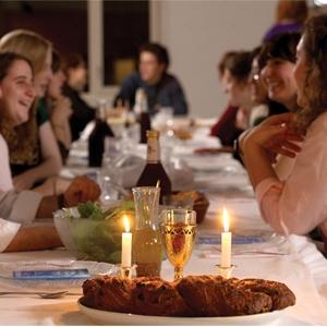 Family Traditions Over A Beautifully Set Table - Alef Bet by Paula