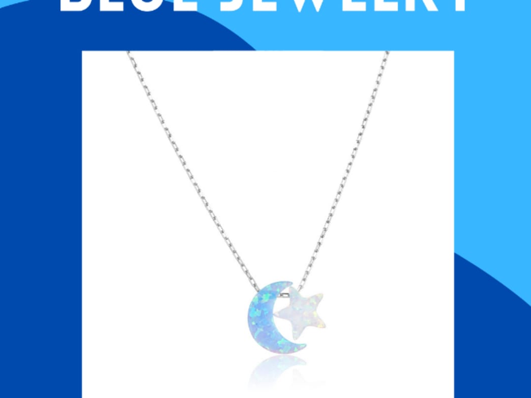 Blue Jewelry You Should Be Wearing Today - Alef Bet by Paula