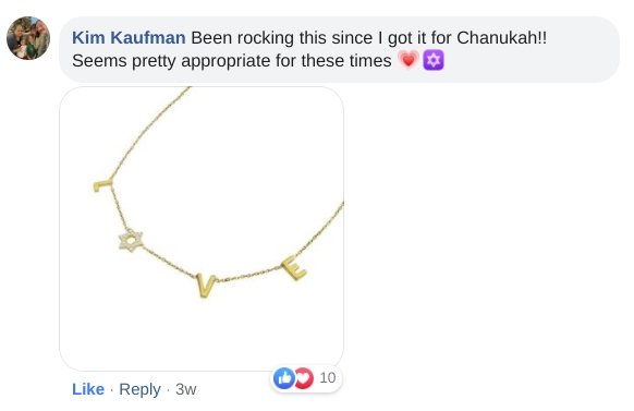 Star and Love Necklace | Can I Wear The Same Bat Mitzvah Gift as an Adult? - Alef Bet by Paula