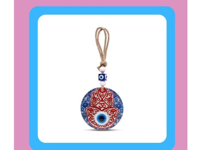 Om Hamsa Hand with a Lotus Flower Amulet | What Does it Mean? - Alef Bet by Paula