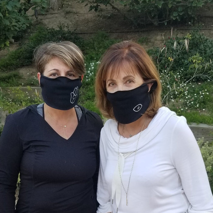 Love-Hate Mask Relationship, Leaning More on the Hate - Alef Bet by Paula