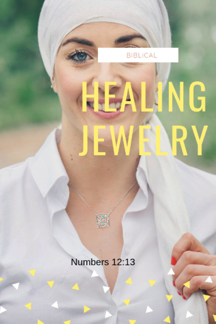 Please God, Heal Her Through Prayer, Music and Jewelry - Alef Bet by Paula