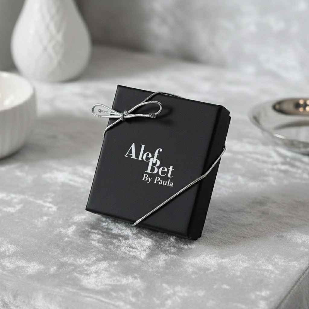 Gold Star of David Love Necklace | Alef Bet