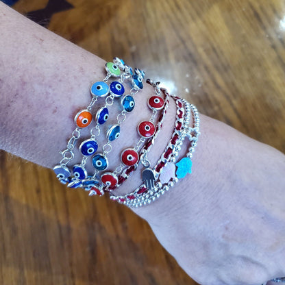 Hamsa Opal Bracelet for Daily Wear