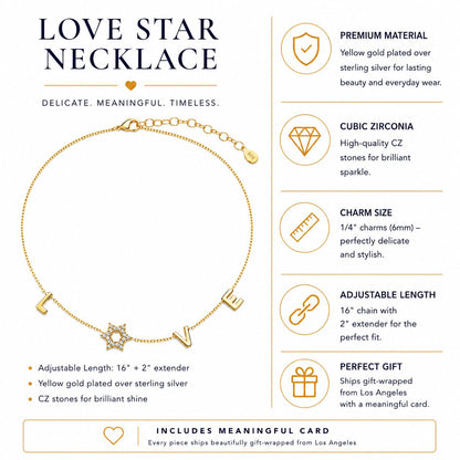 Star of David necklace in bright sterling silver with pave CZ accent by Alef Bet