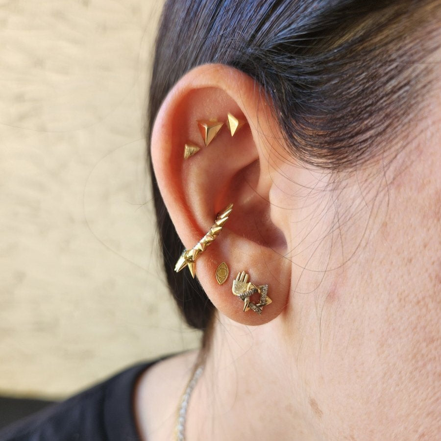 Single Earring Studs | Heart, Star, Evil Eye, Hamsa