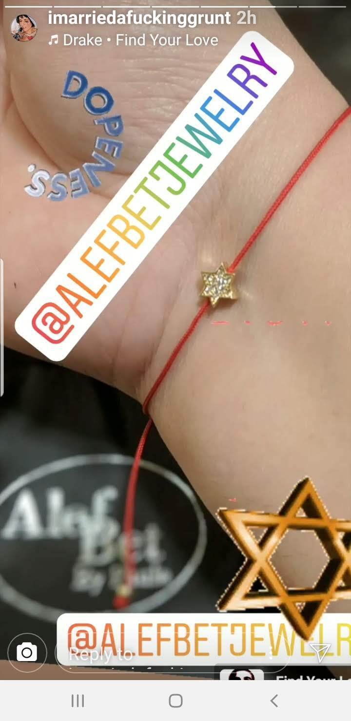 Red String Friendship Jewish Star Bracelet