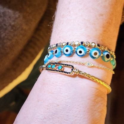 All Watchful Evil Eye Bracelet
