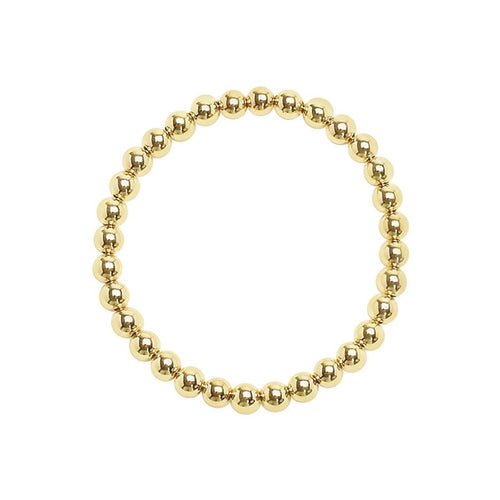 6mm Gold-filled Bead Bracelets