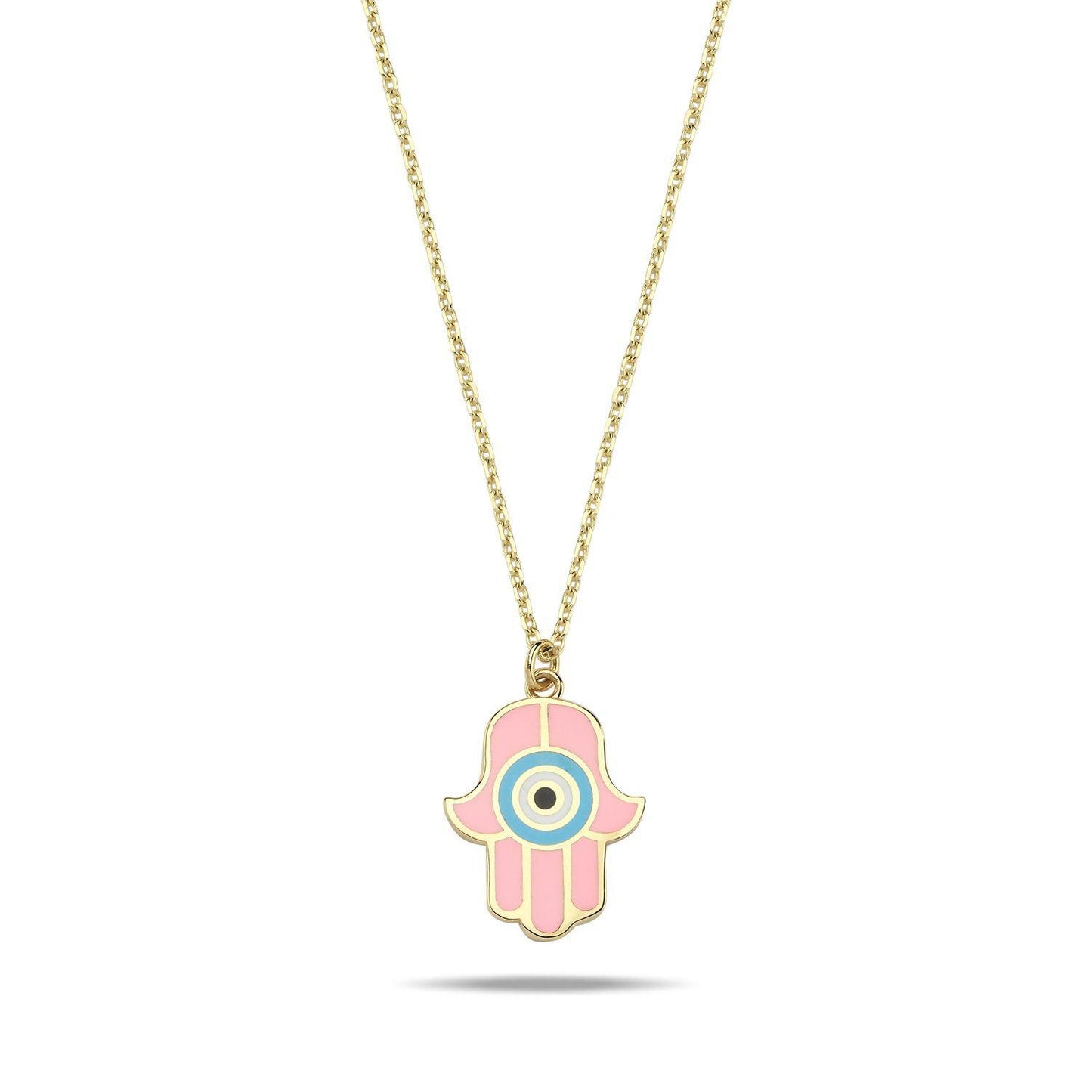 Hamsa Hand Necklace: Your Colorful Charm for Protection & Blessings
