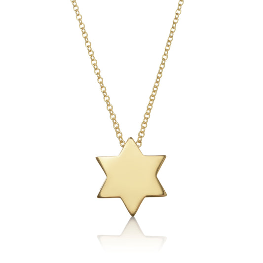 The "Heirloom" Star of David Necklace - Solid 14k Gold