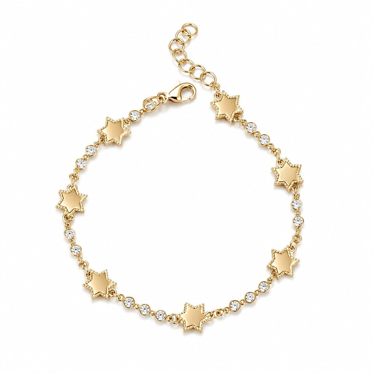 Diamond Bracelet in 14k Yellow Gold, radiant elegance you will wear every day
