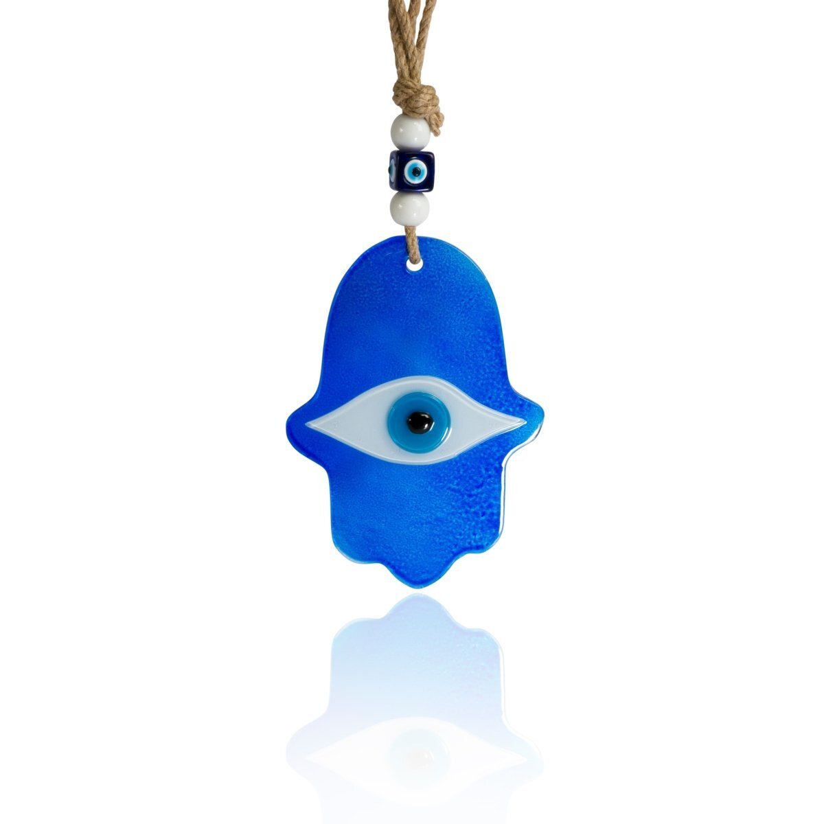Blue Hamsa Hand Amulet Wall Hanging
