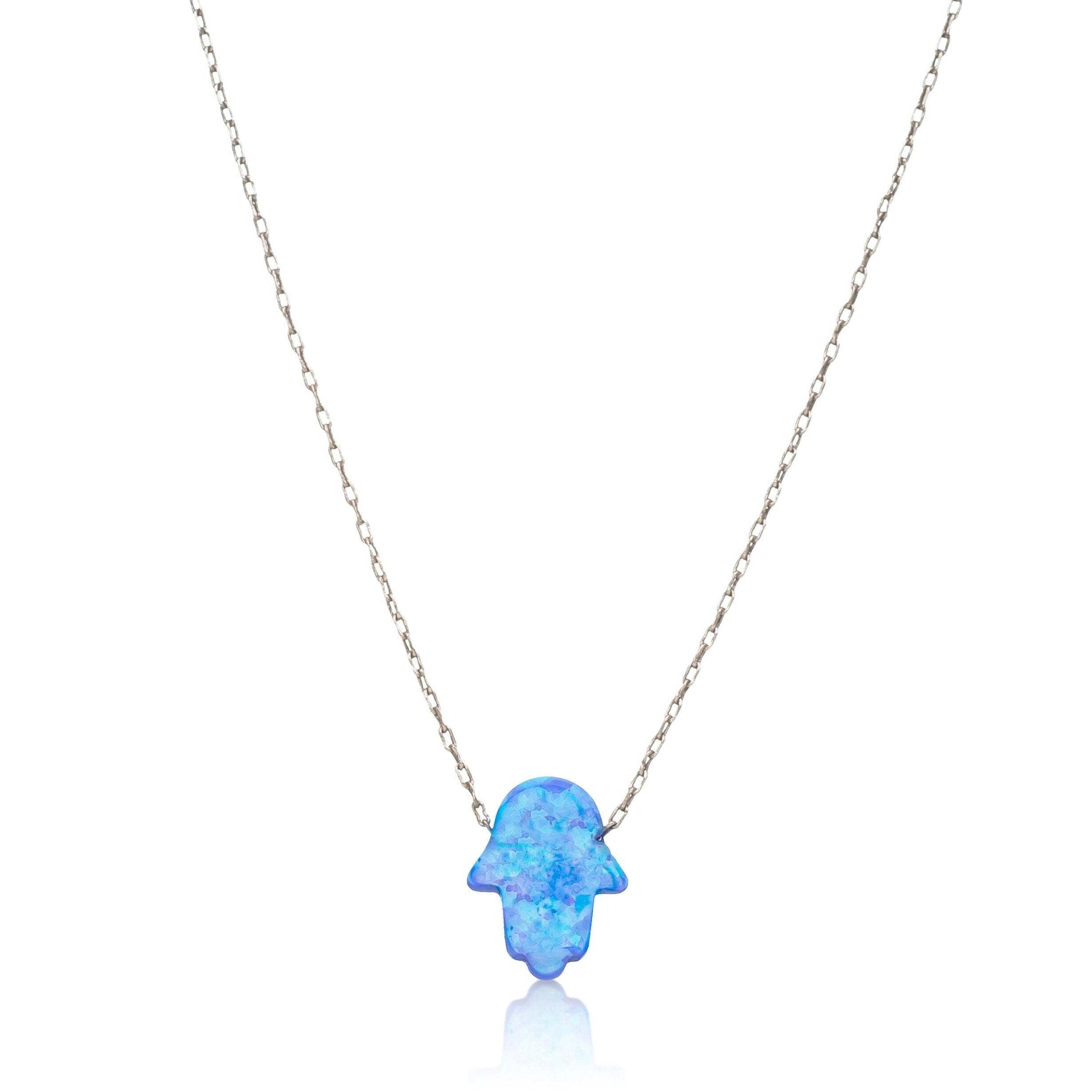 【HANAさま専用】ALL BLUESシルバー925MOTO NECKLACE Cushion-Cut Blue Topaz Necklace – Forever Today by Jilco