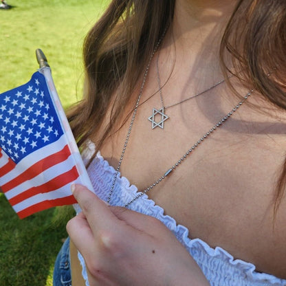 Bold Jewish Star Pendant for Women and Girls