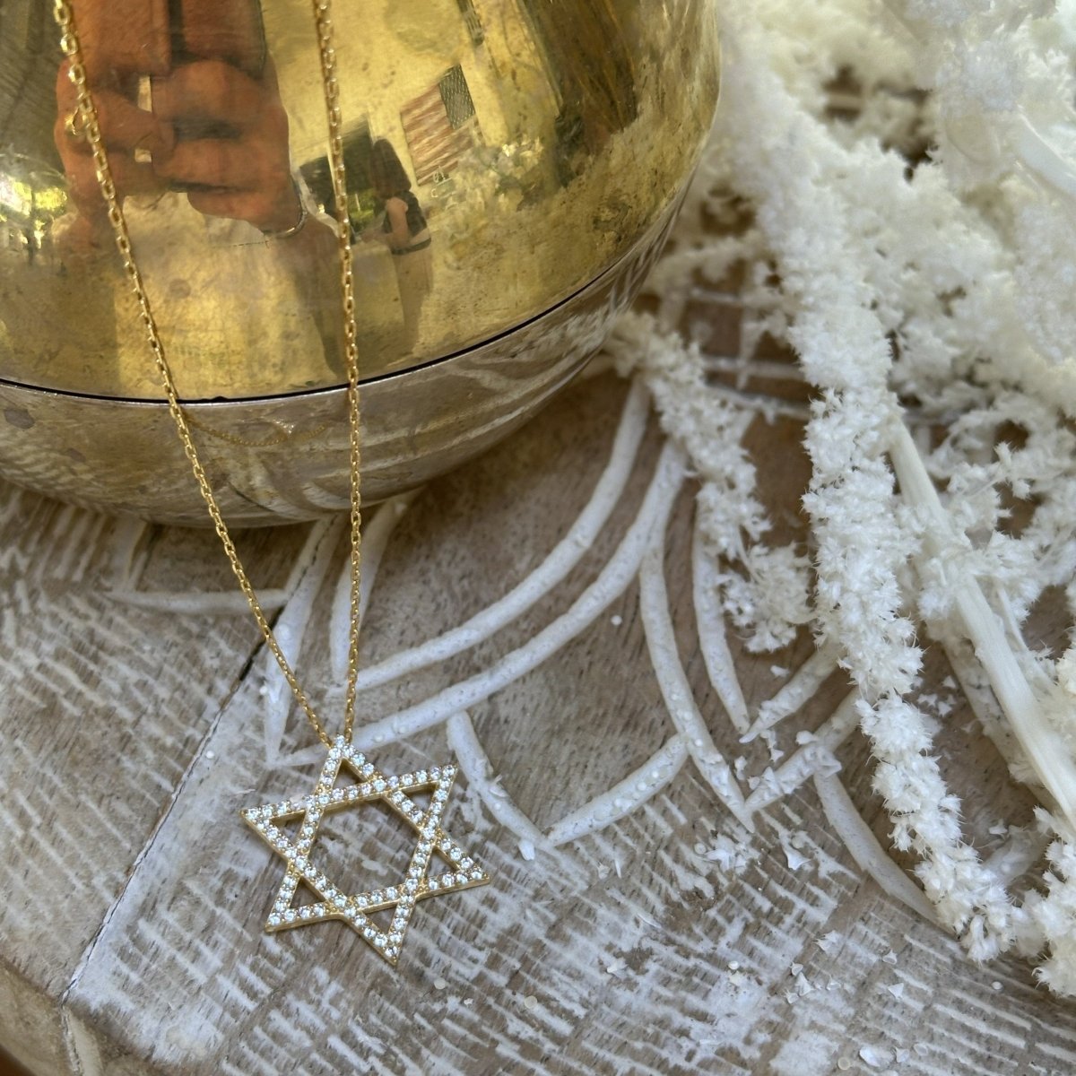 Bold Jewish Star Pendant for Women and Girls