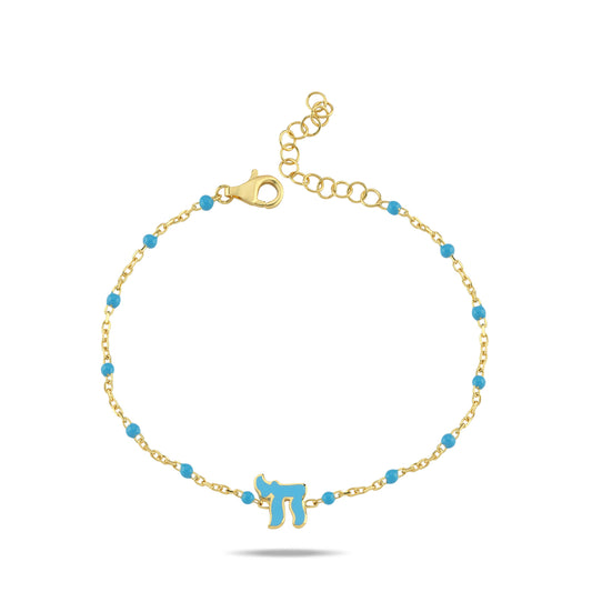 Chai Bracelet with Cheerful Colors for Women and Girls