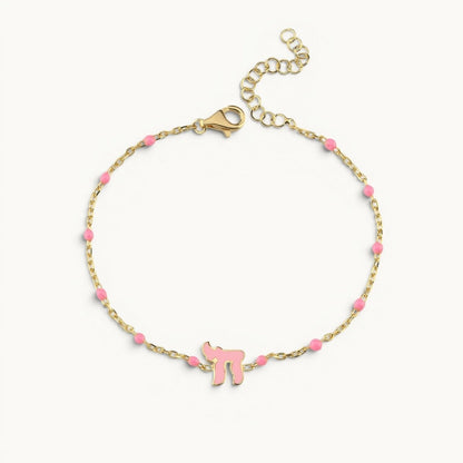Chai Bracelet with Cheerful Colors for Women and Girls