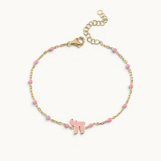 Chai Bracelet with Cheerful Colors for Women and Girls