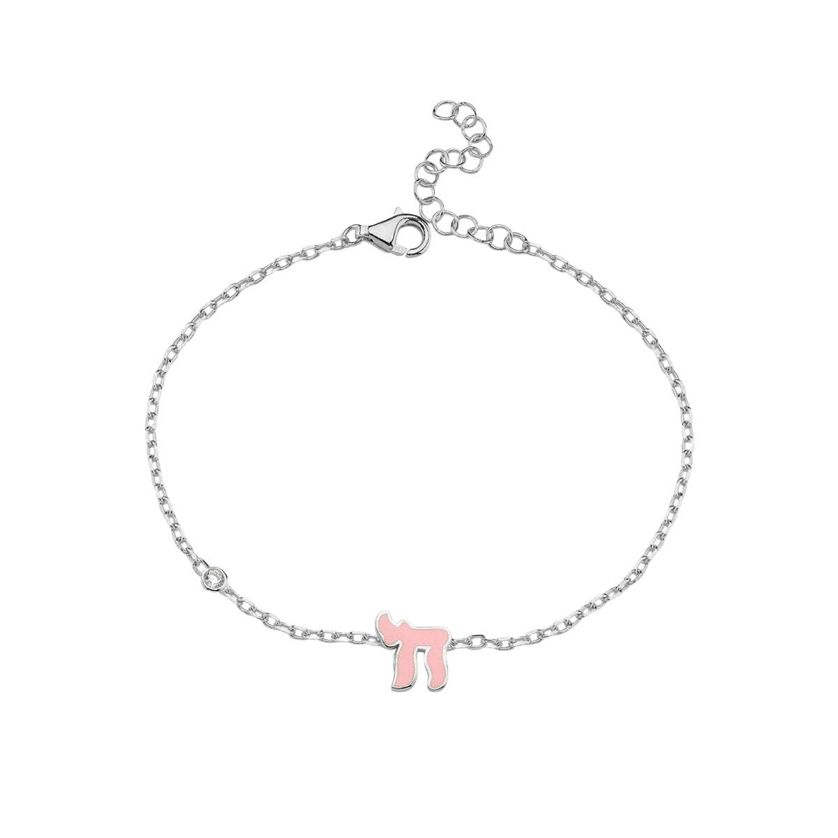 Chai Hebrew Bracelet in 14k Gold Plated Sterling Silver 925, a Jewish symbol of life she will wear from bat mitzvah to forever