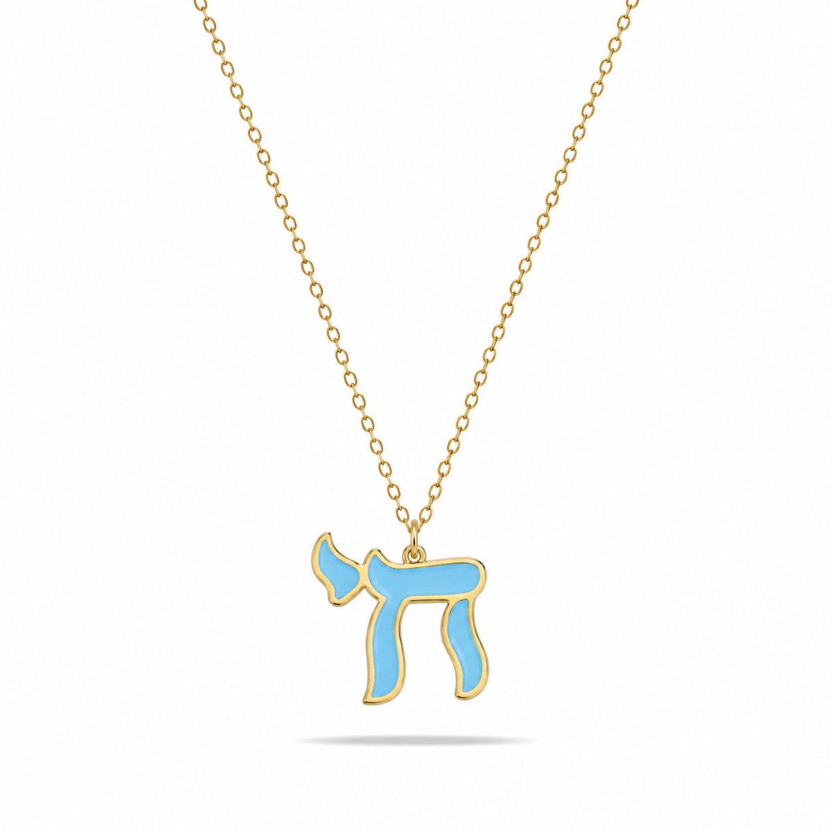 Chai Necklace Worn Long for a Blessed and Long Beautiful Life