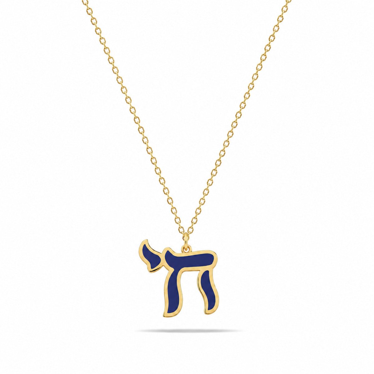 Chai Necklace Worn Long for a Blessed and Long Beautiful Life