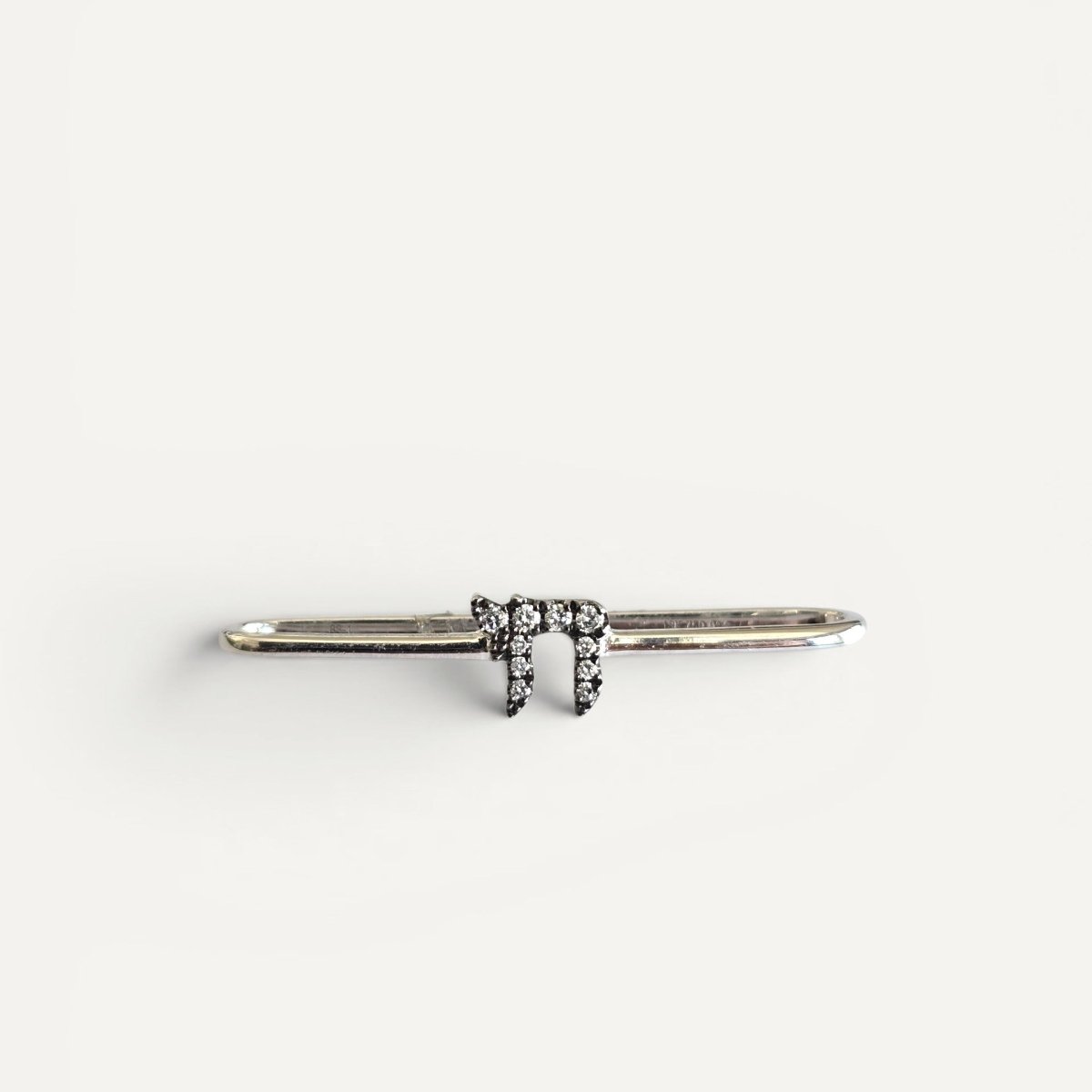 Chai Watch Charm: 14k Gold Pavé Diamond for 20mm and 22mm Watch Bands