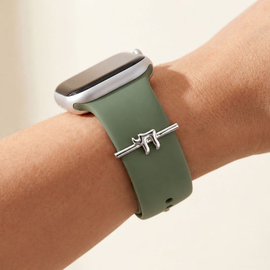 Chai Watch Charm in Sterling Silver 925, for 20mm and 22mm Watch Bands