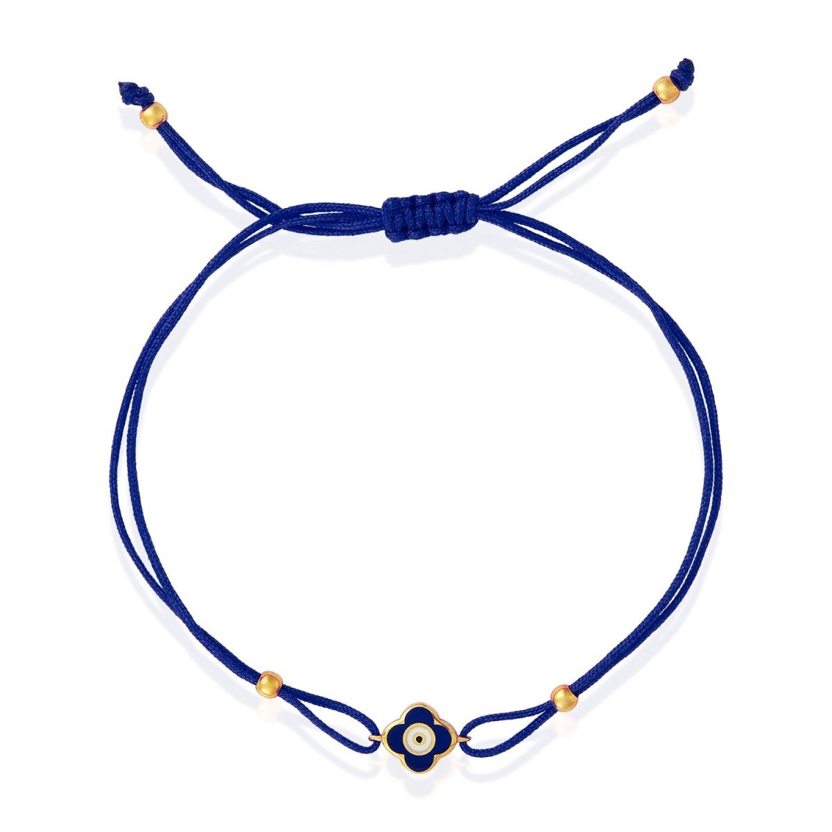 Clover and Evil Eye Bracelet | Double Sided Design