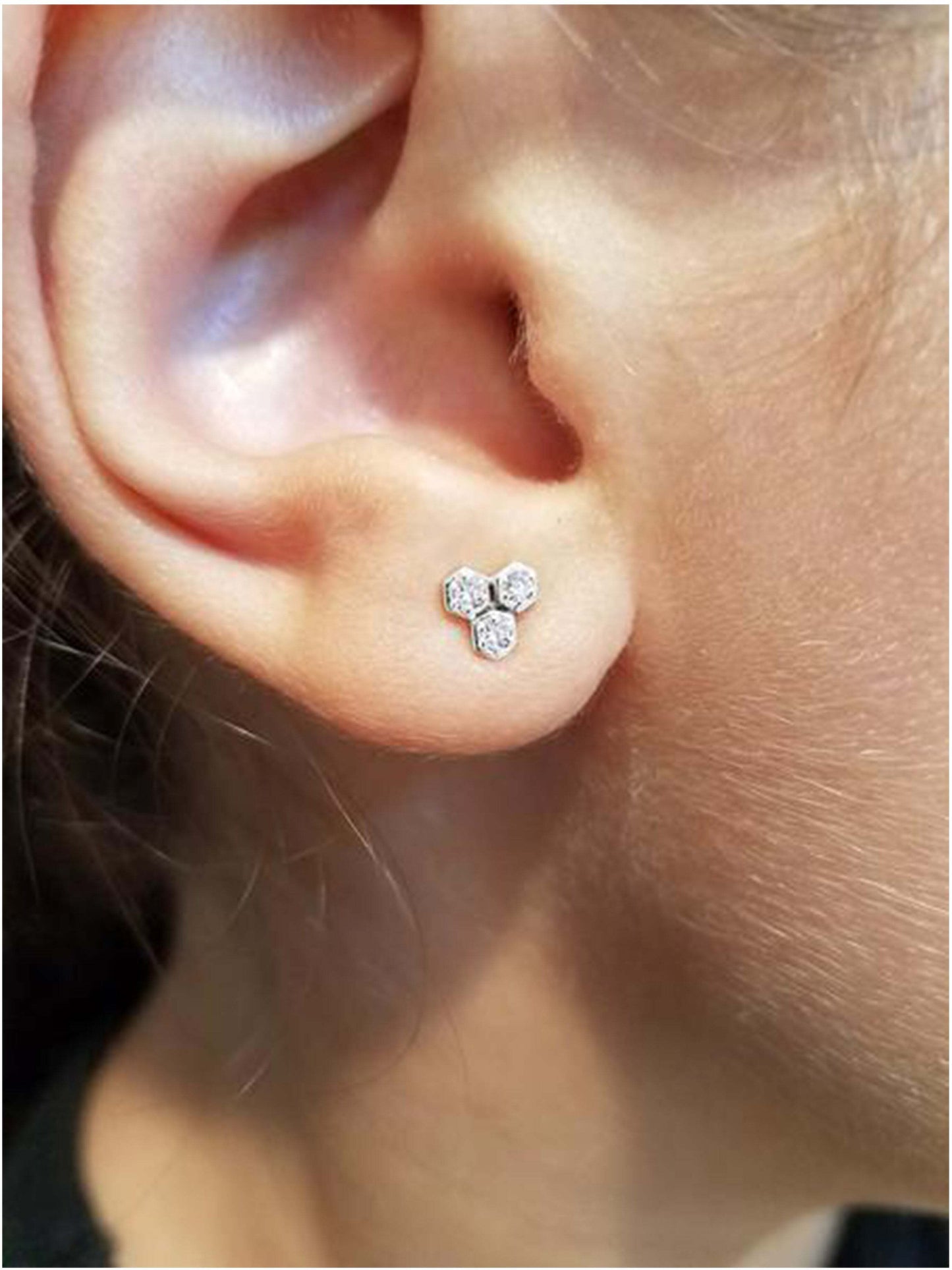 Cluster Diamond Earrings