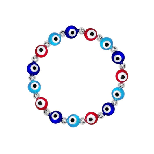 Colorful All Watchful Evil Eye Bracelet