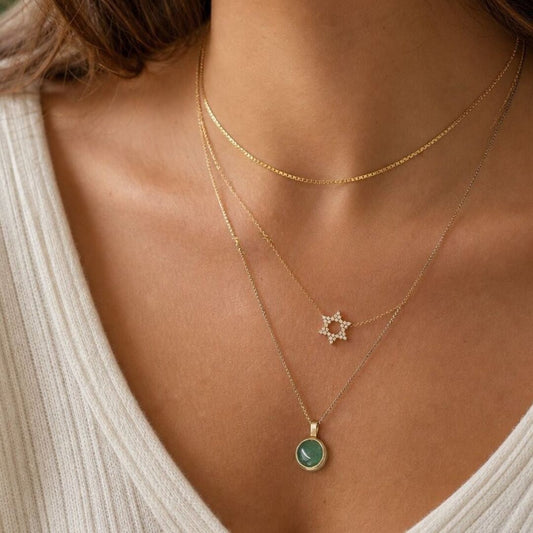 Daily Diamond Star of David Necklace | By Alissa
