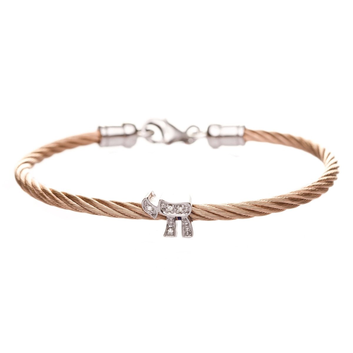 Diamond Chai Cable Bracelet for Women