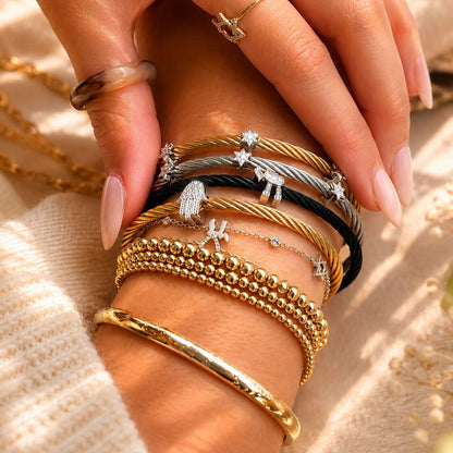 Diamond Chai Cable Bracelet for Women