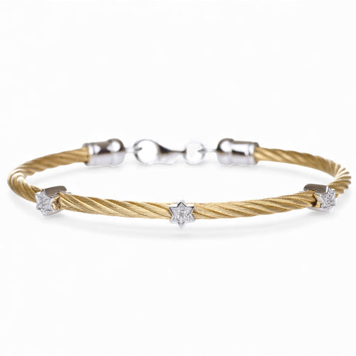 Diamond Jewish Star Bracelet