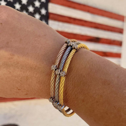 Diamond Jewish Star Bracelet