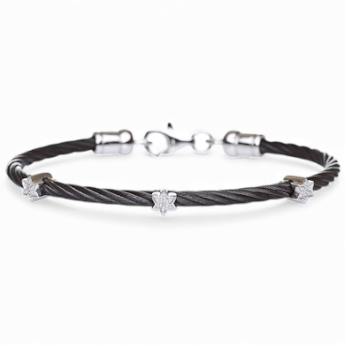 Diamond Jewish Star Bracelet