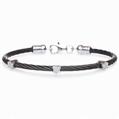 Diamond Jewish Star Bracelet