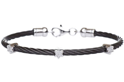 Diamond Jewish Star Bracelet