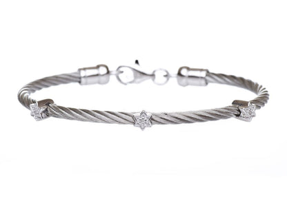 Diamond Jewish Star Bracelet