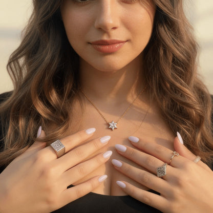 Diamond Magen David --- By Alissa